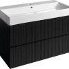 Akční Cena Sapho FILENA umyvadlová skříňka 82x51, 5x43cm, černá mat strip FID1285BS