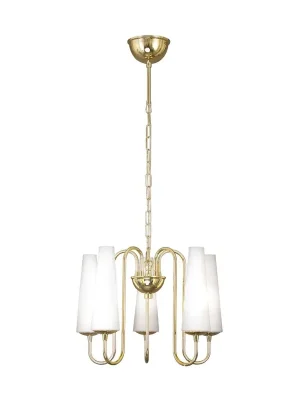 1127 závěsné svítidlo MAGNUM 5 zlatá - ZUMALINE Top Prodej