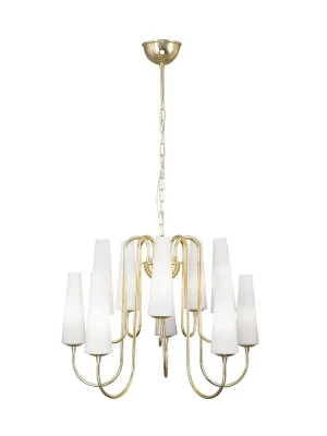 1129 závěsné svítidlo MAGNUM 10 zlatá - ZUMALINE Speciální Cena